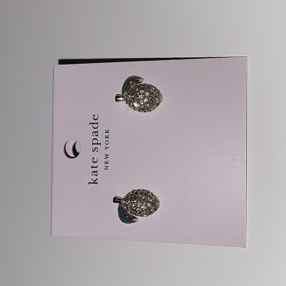 NWT Lemon 🍋 pave earrings